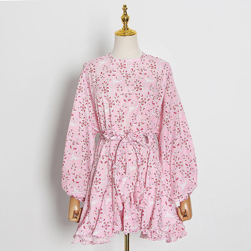 Robe à Imprimé de Vacances