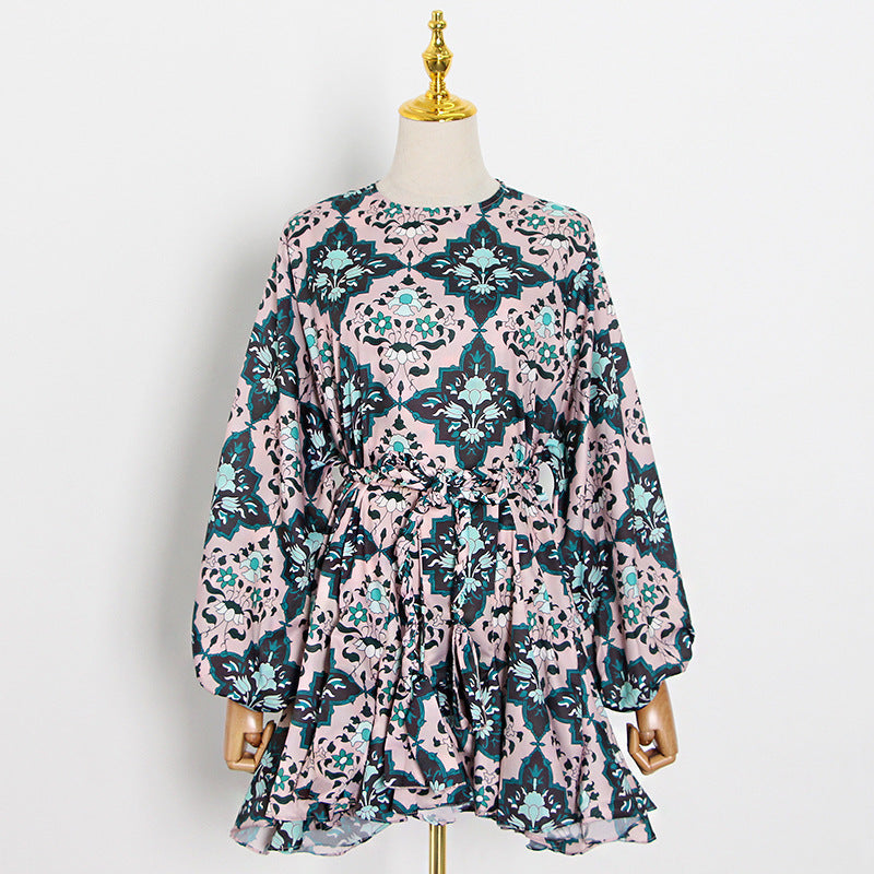 Robe à Imprimé de Vacances