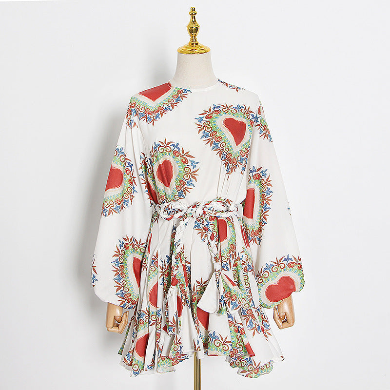 Robe à Imprimé de Vacances