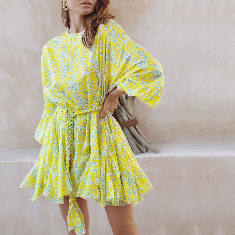 Robe à Imprimé de Vacances