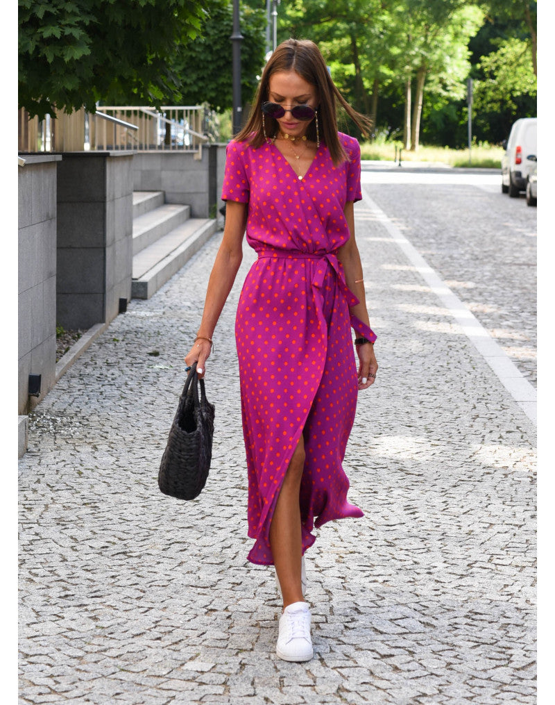 Robe de plage imprimée