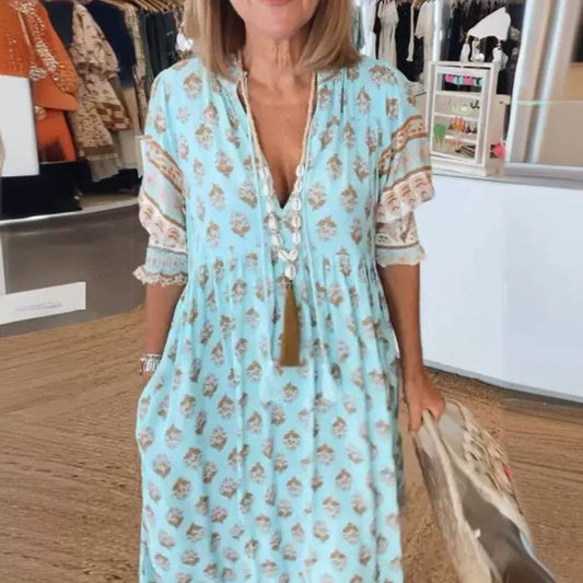 Robe Élégante Imprimée V
