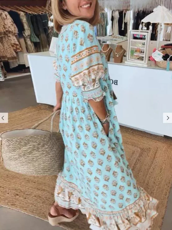 Robe Élégante Imprimée V