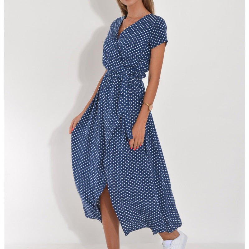 Robe de plage imprimée