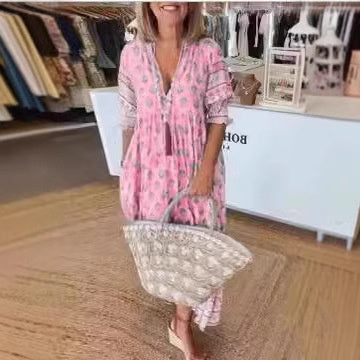Robe Élégante Imprimée V
