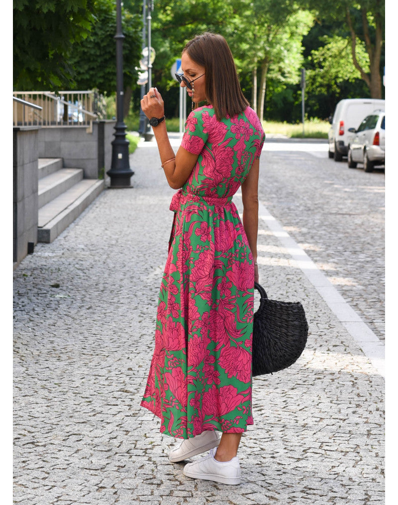 Robe de plage imprimée