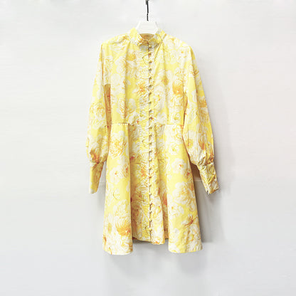 Robe  à volants avec ceinture