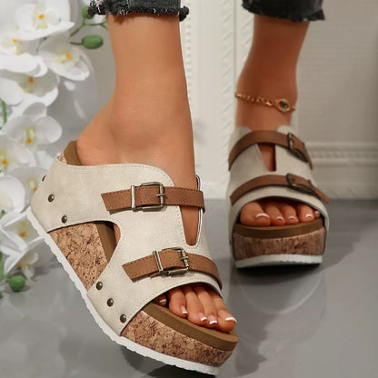 Sandales été compensées