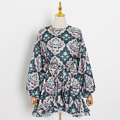 Robe à Imprimé de Vacances