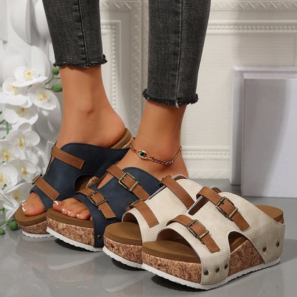 Sandales été compensées