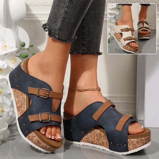Sandales été compensées